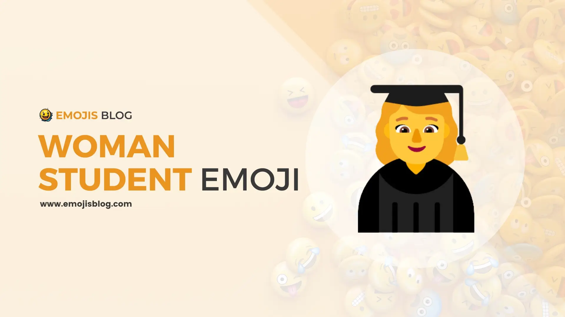 Woman Student Emoji 👩‍🎓
