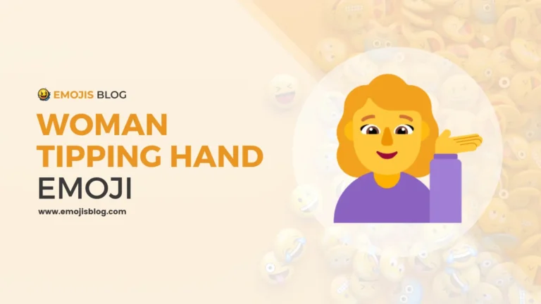 Woman Tipping Hand Emoji 💁‍♀️