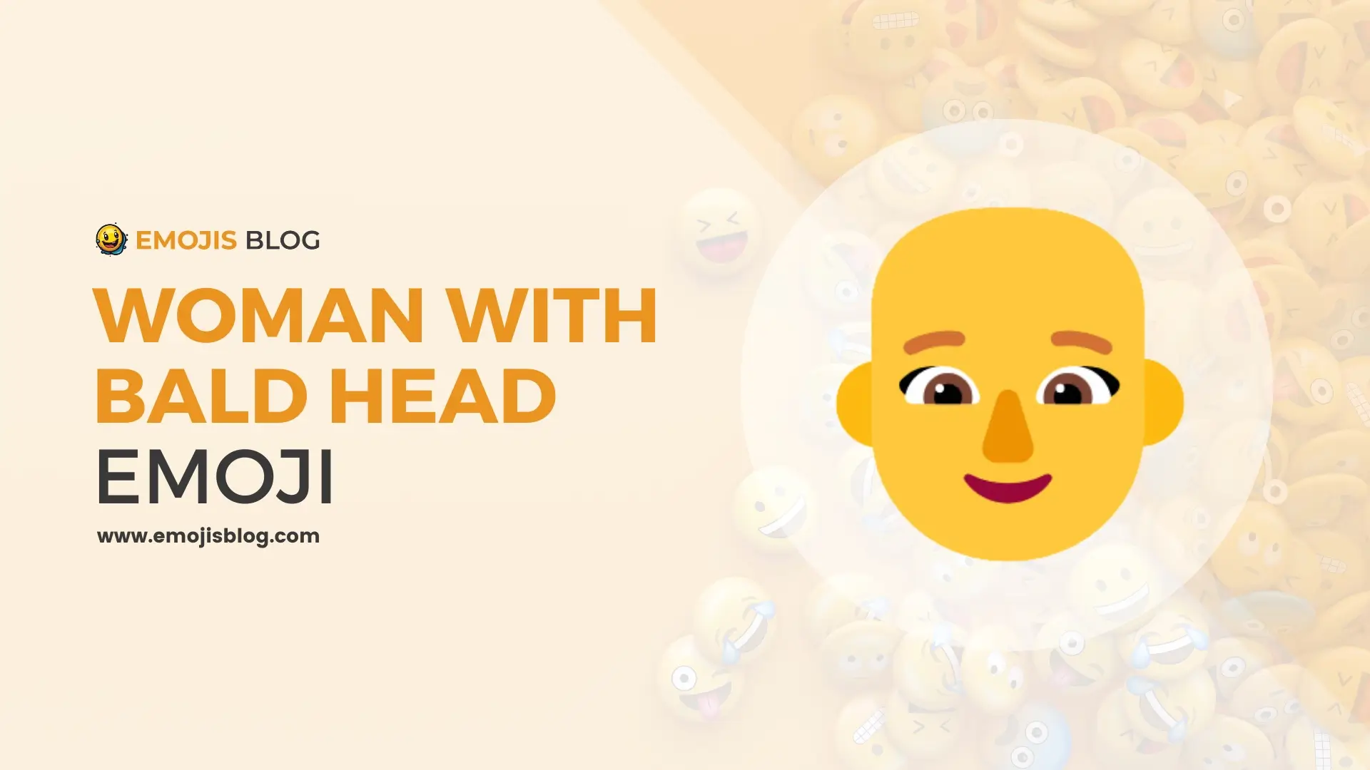 Woman With Bald Head Emoji
