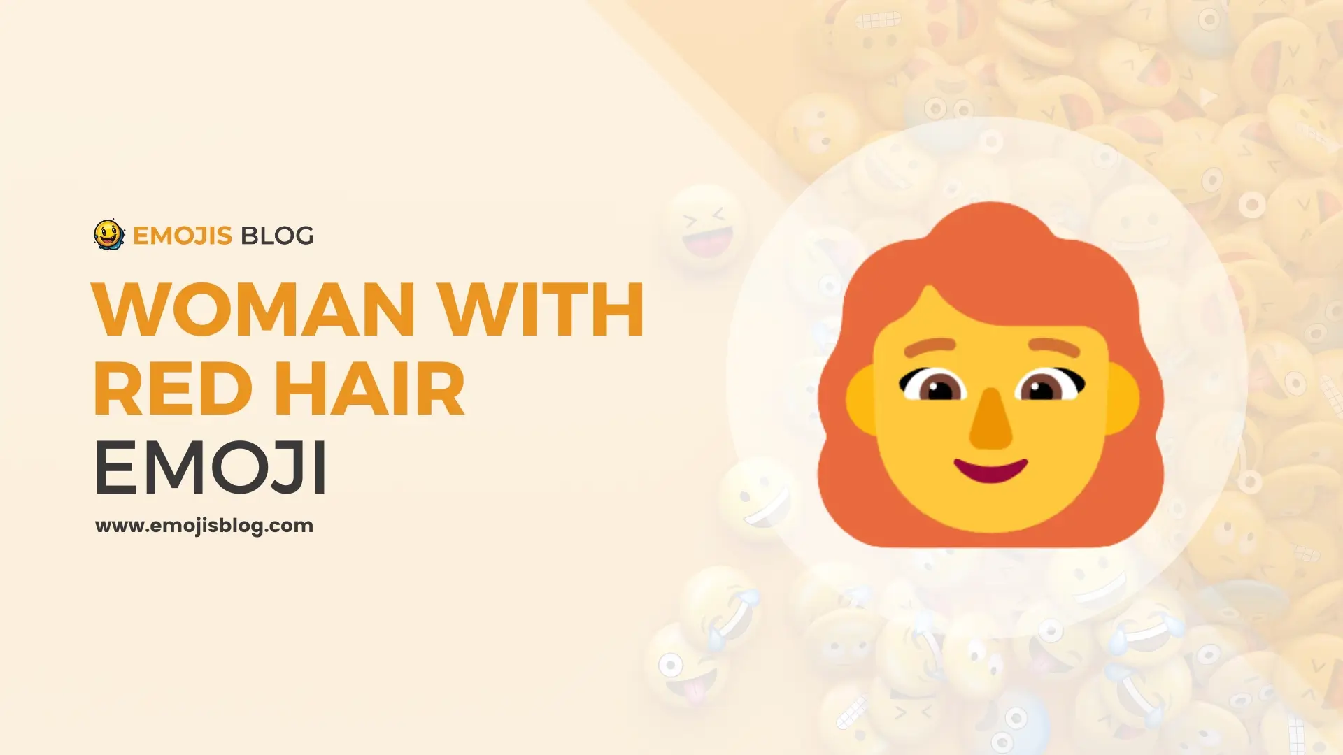 Woman With Red Hair Emoji