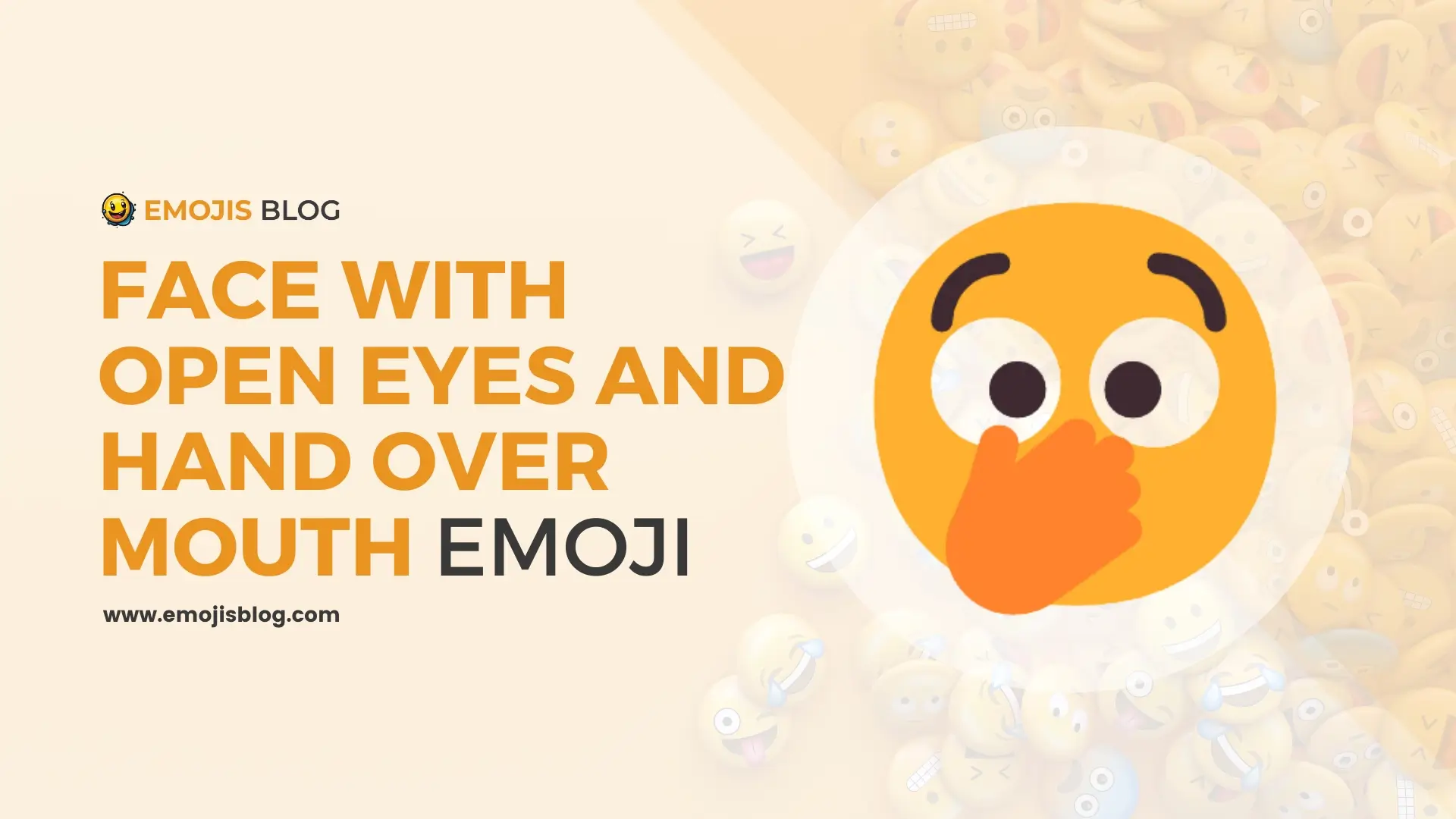 Face With Open Eyes And Hand Over Mouth Emoji 🫢