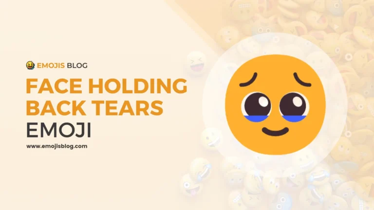 Face Holding Back Tears Emoji