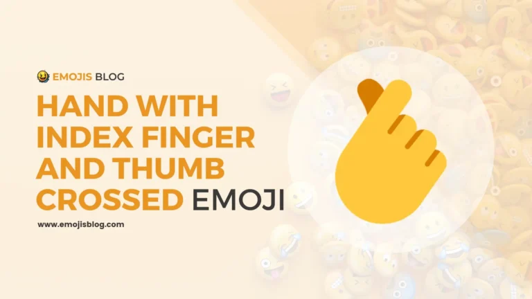 Hand With Index Finger And Thumb Crossed Emoji 🫰
