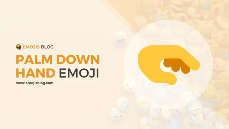 Palm Down Hand Emoji 🫳
