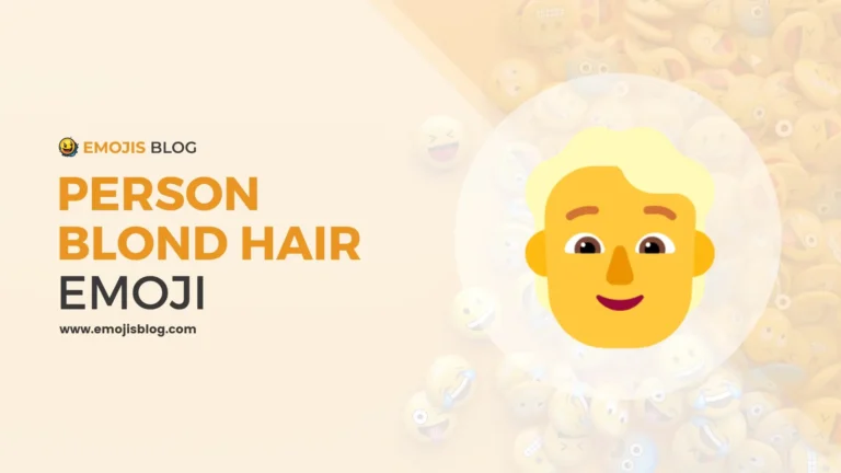 Person Blond Hair Emoji 👱