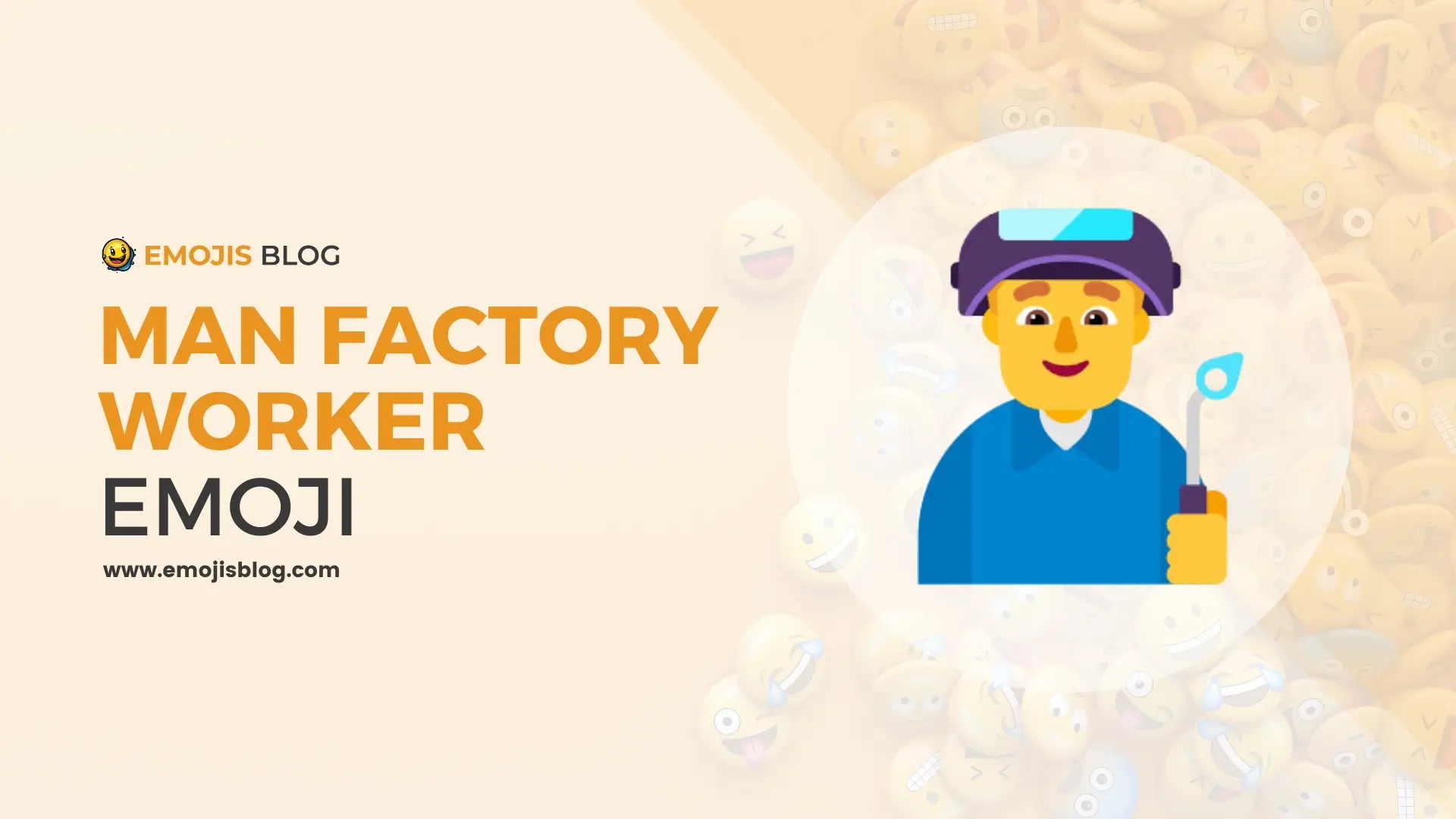 Man Factory Worker Emoji 👨‍🏭