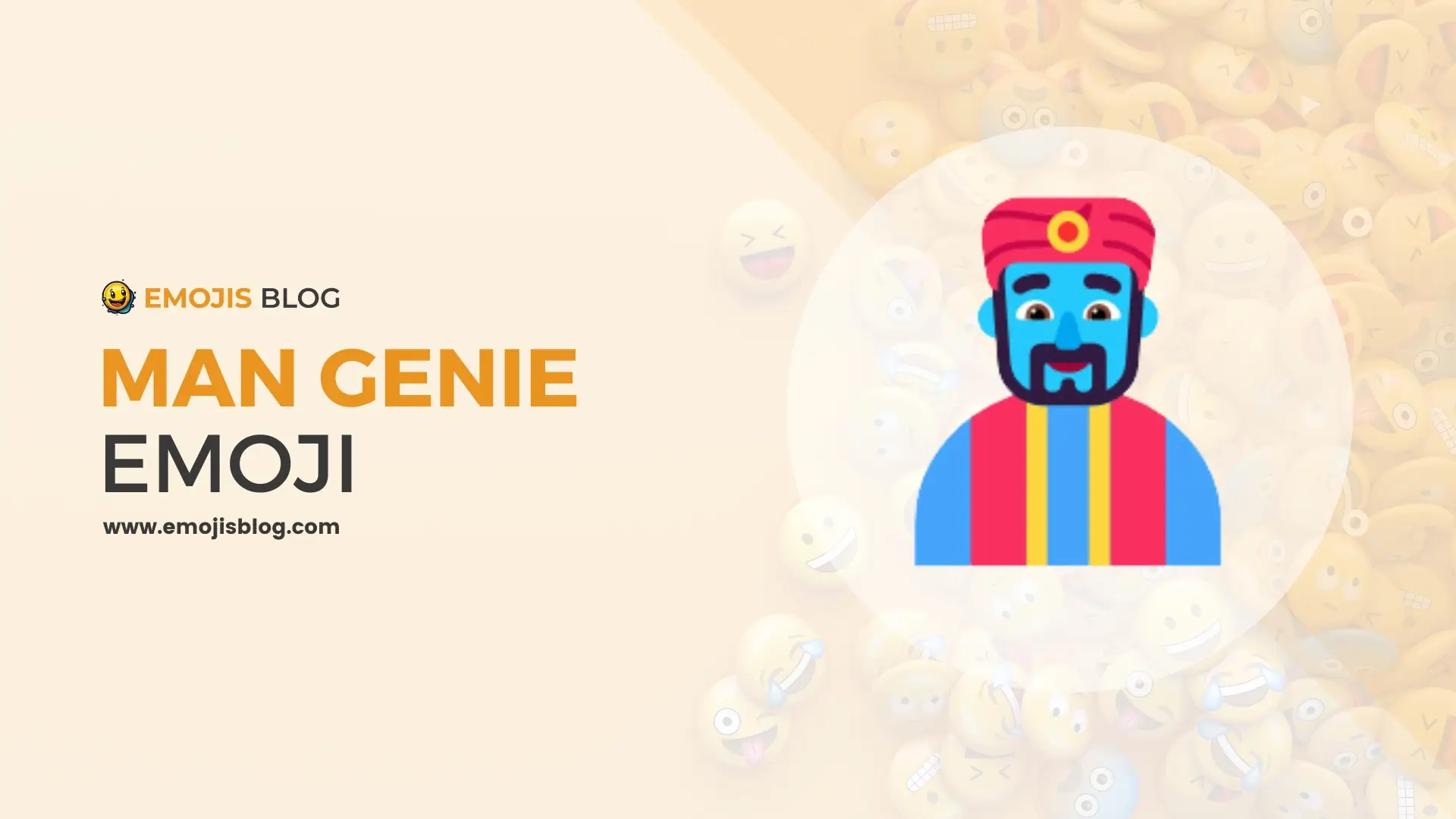 Man Genie Emoji