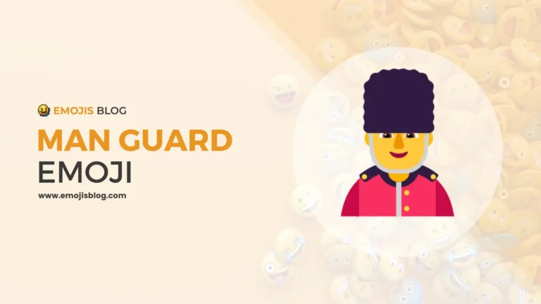 Man Guard Emoji