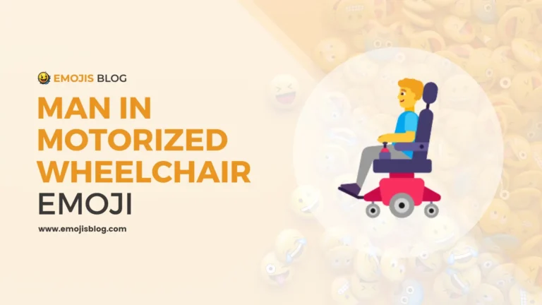 Man In Motorized Wheelchair Emoji