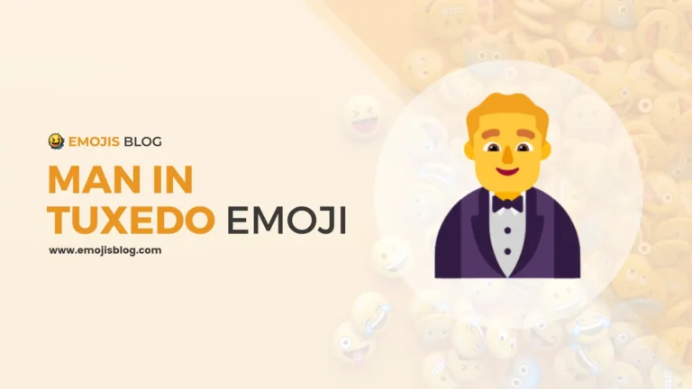 Man In Tuxedo Emoji