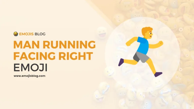 Man Running Facing Right Emoji