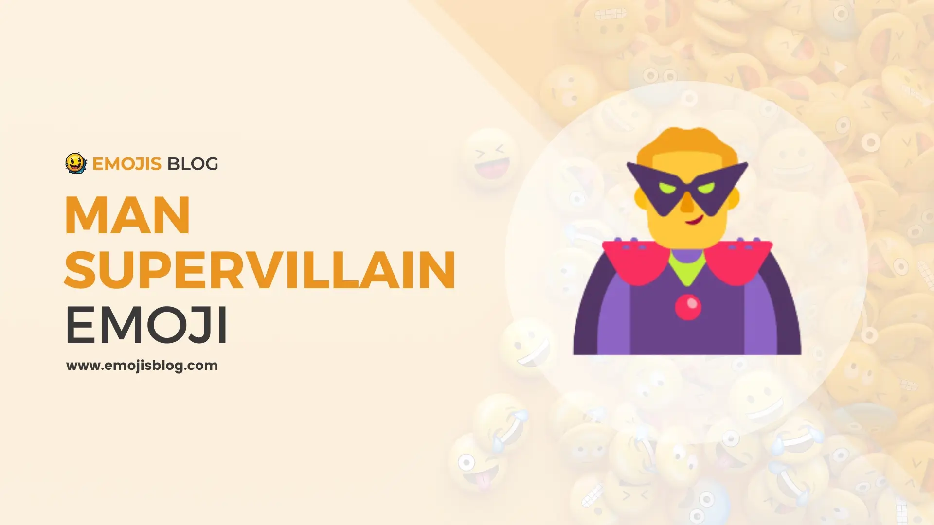 Man Supervillain Emoji