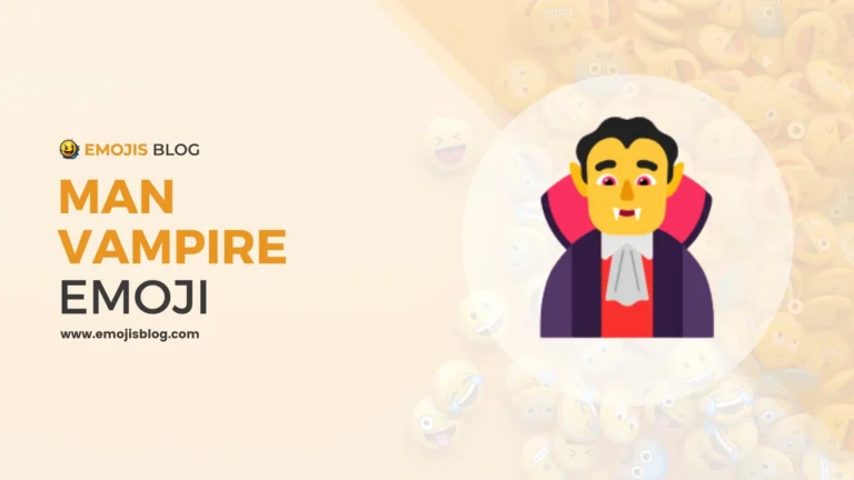 Man Vampire Emoji