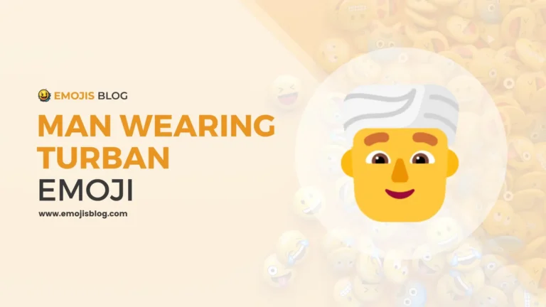 Man Wearing Turban Emoji