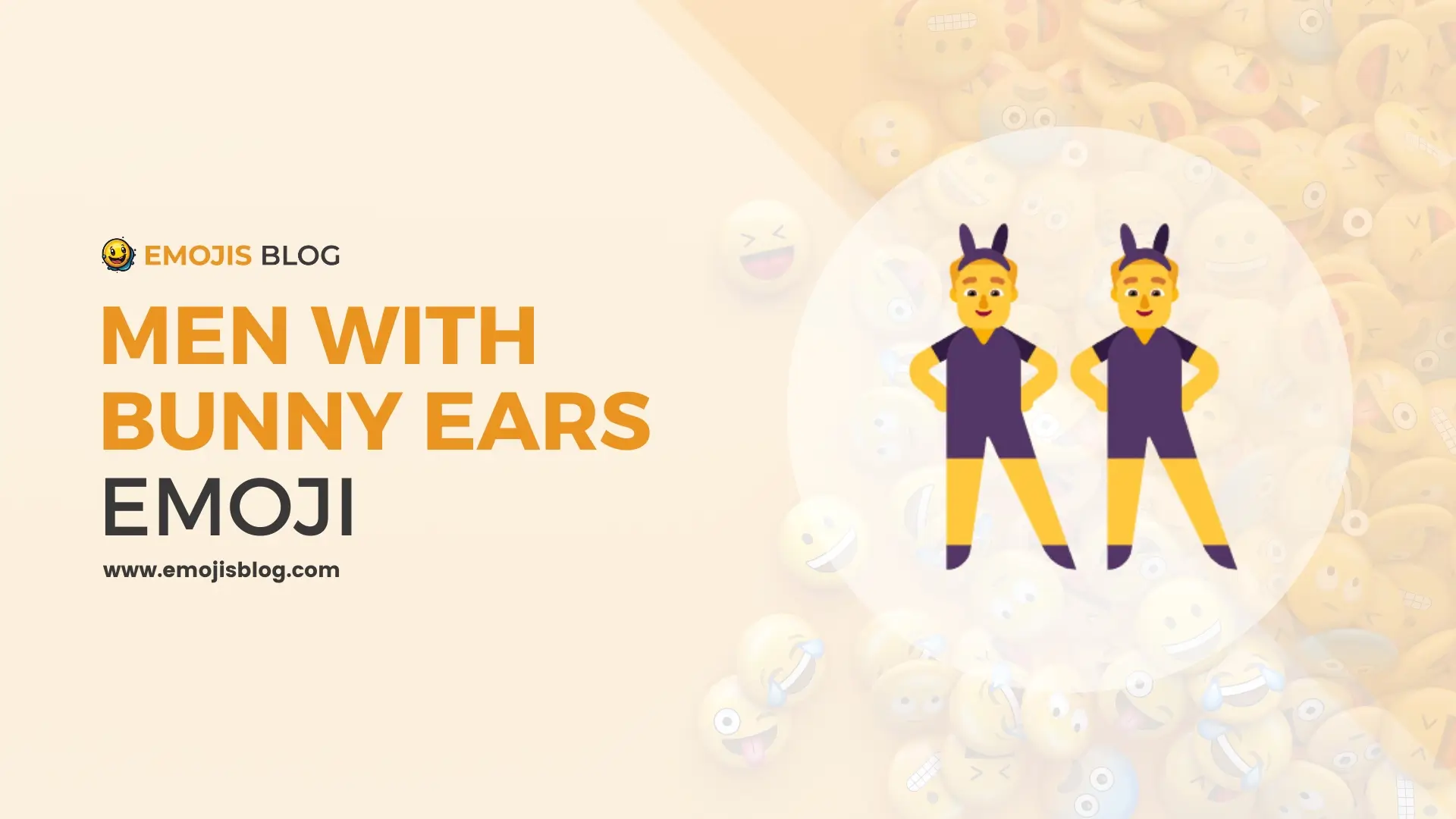 Men With Bunny Ears Emoji