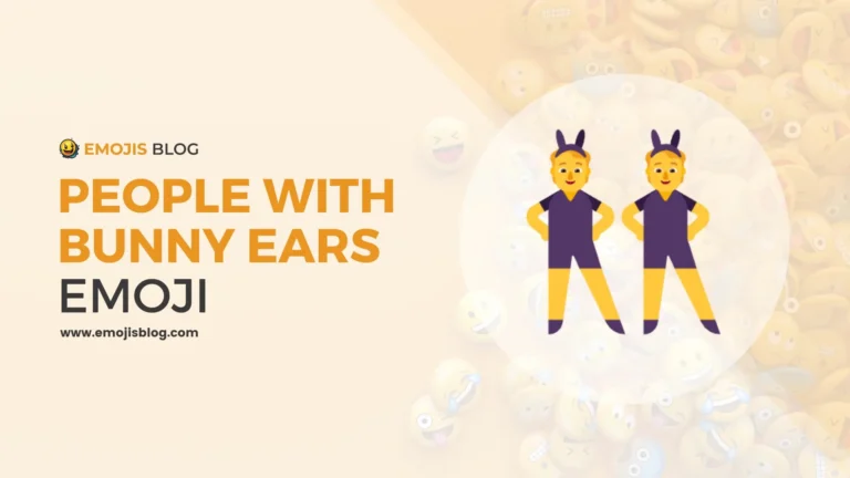 People With Bunny Ears Emoji