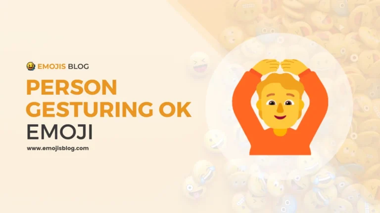 Person Gesturing OK Emoji 🙆