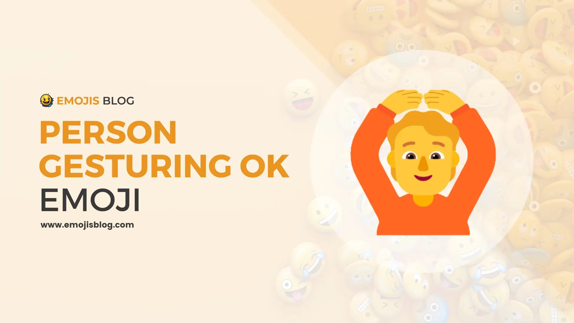 Person Gesturing OK Emoji 🙆