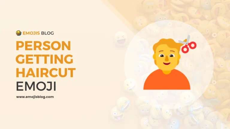 Person Getting Haircut Emoji