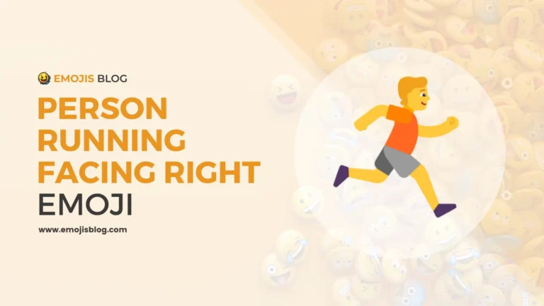 Person Running Facing Right Emoji