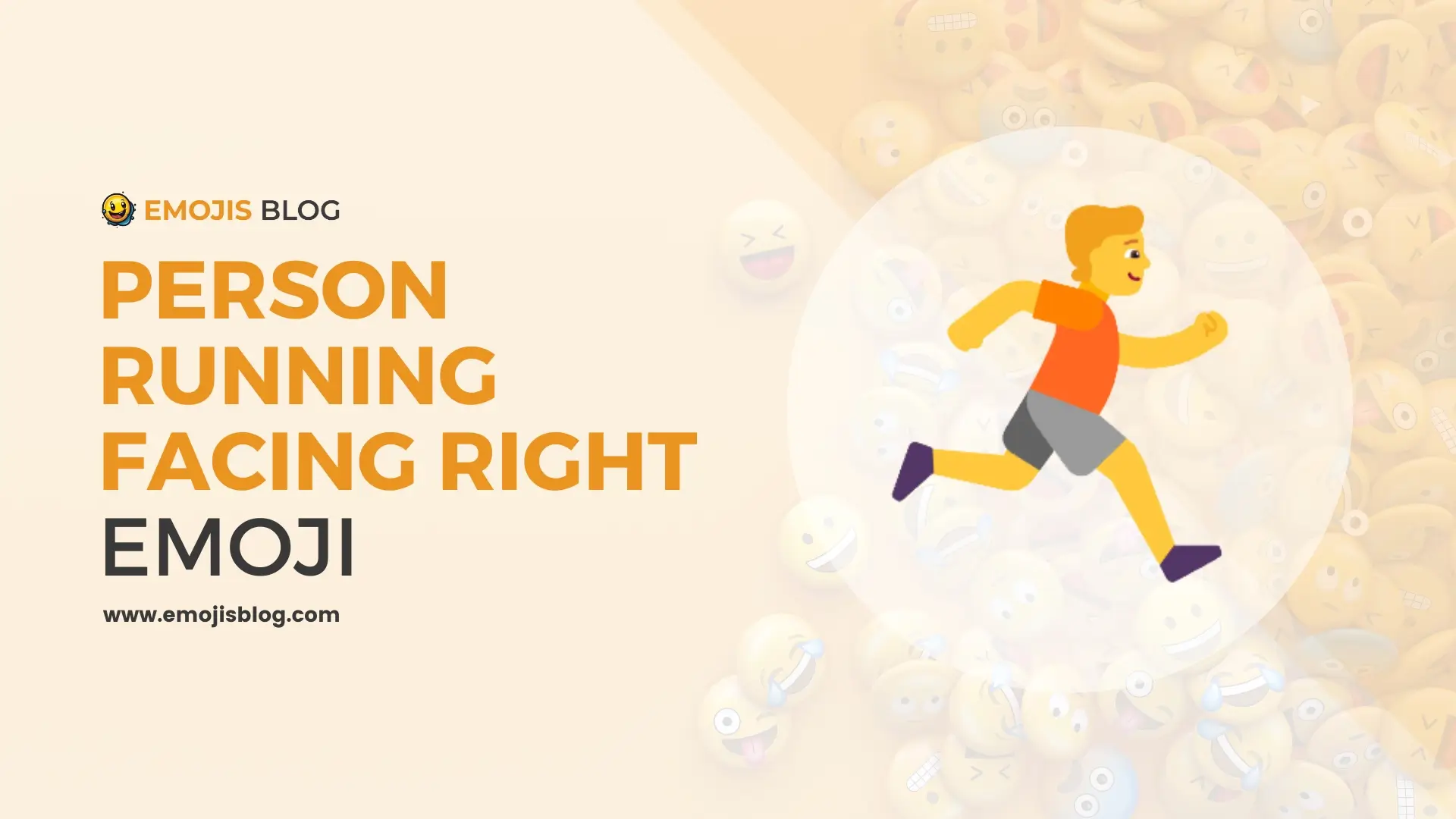 Person Running Facing Right Emoji