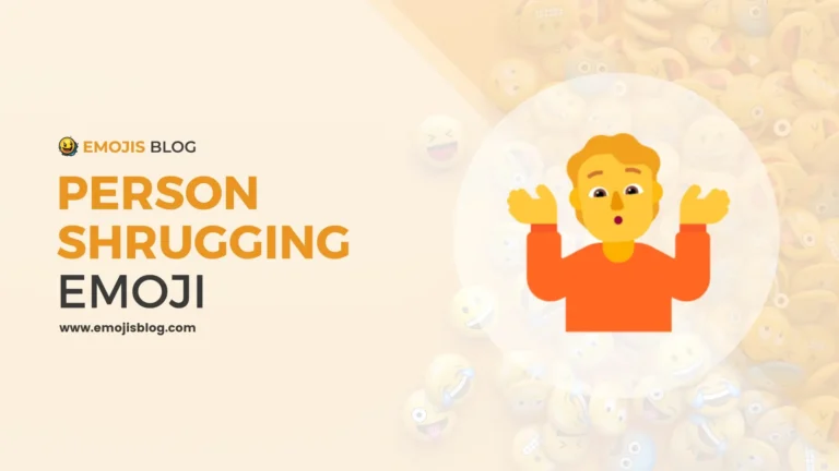 Person Shrugging Emoji 🤷