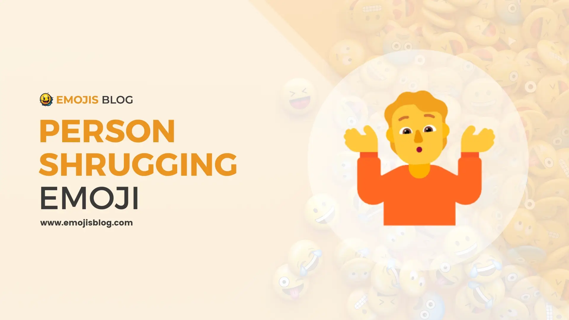 Person Shrugging Emoji 🤷