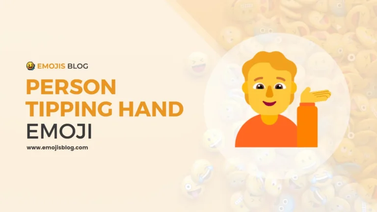 Person Tipping Hand Emoji 💁