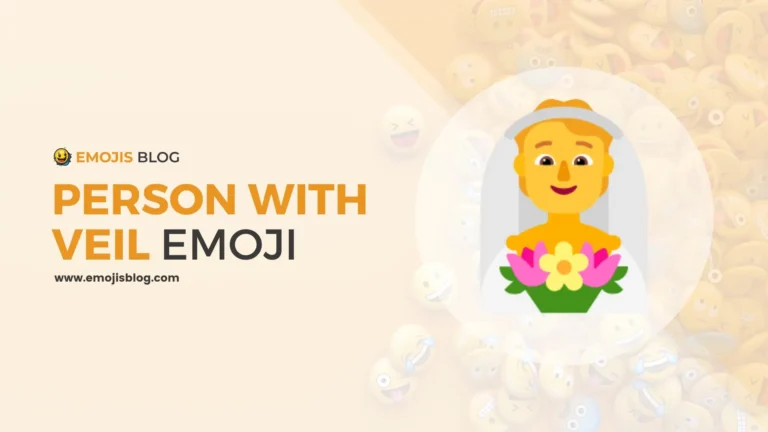 Person With Veil Emoji