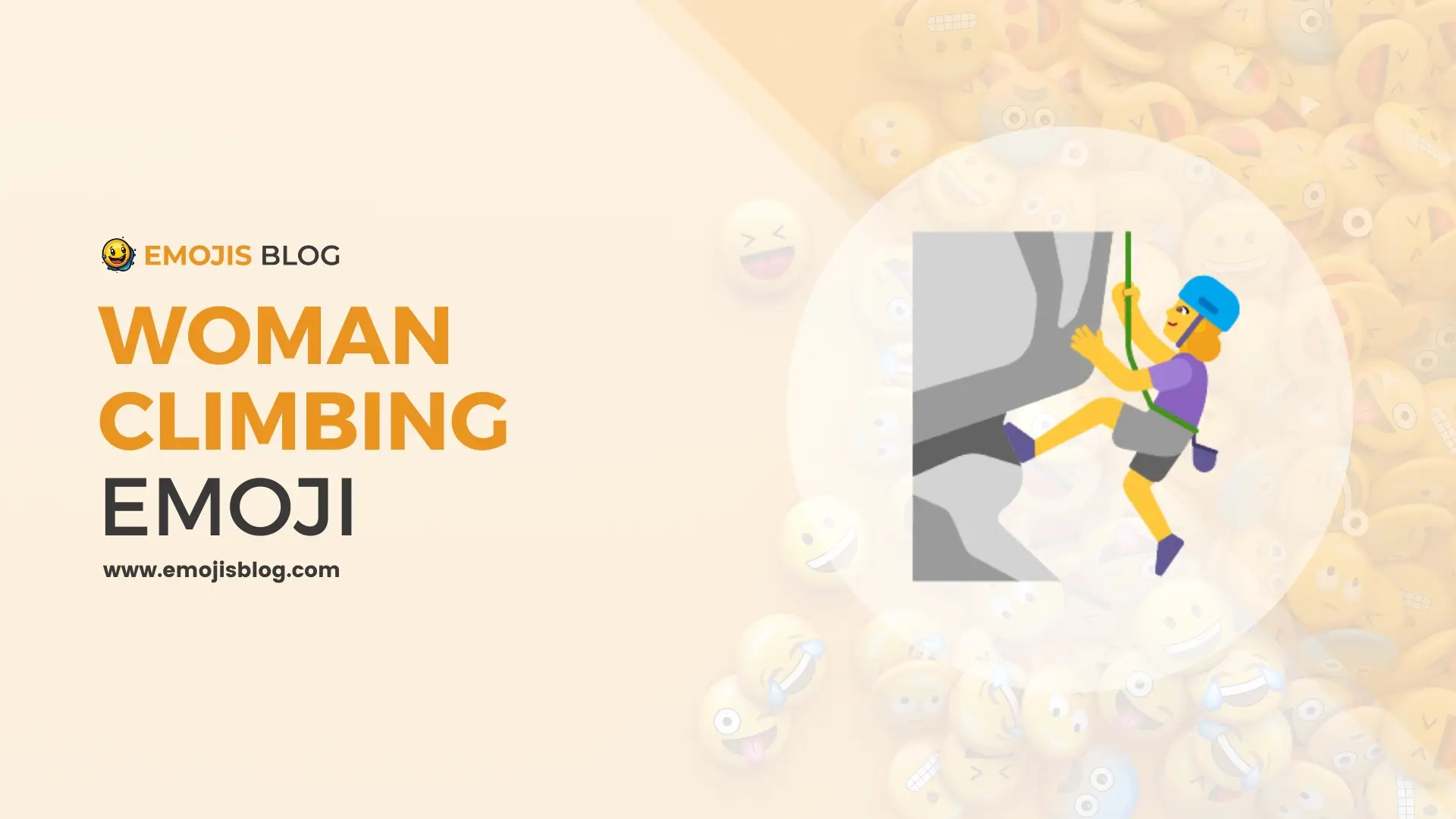 Woman Climbing Emoji