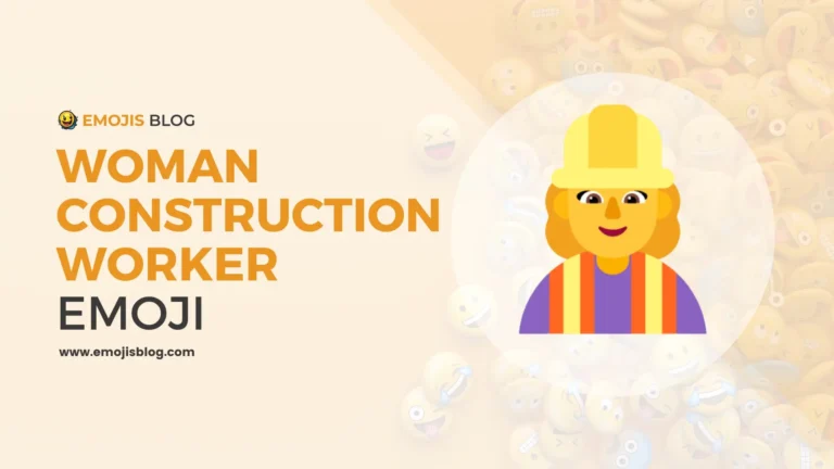 Woman Construction Worker Emoji