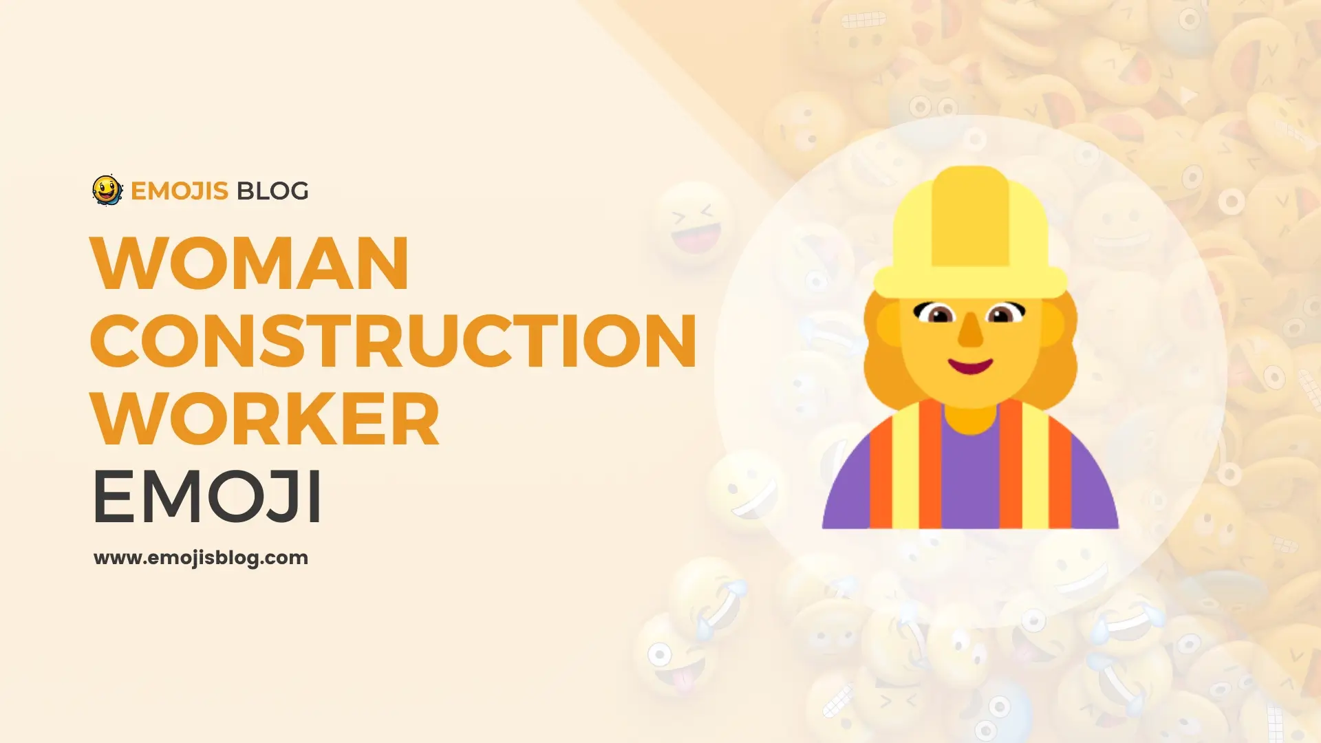 Woman Construction Worker Emoji