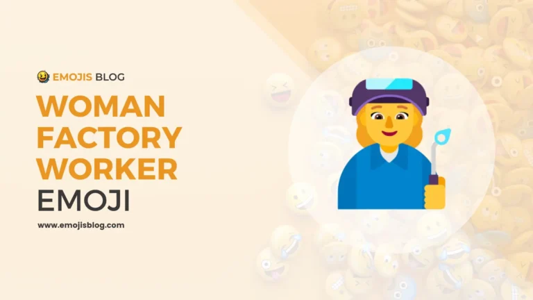Woman Factory Worker Emoji 👩‍🏭