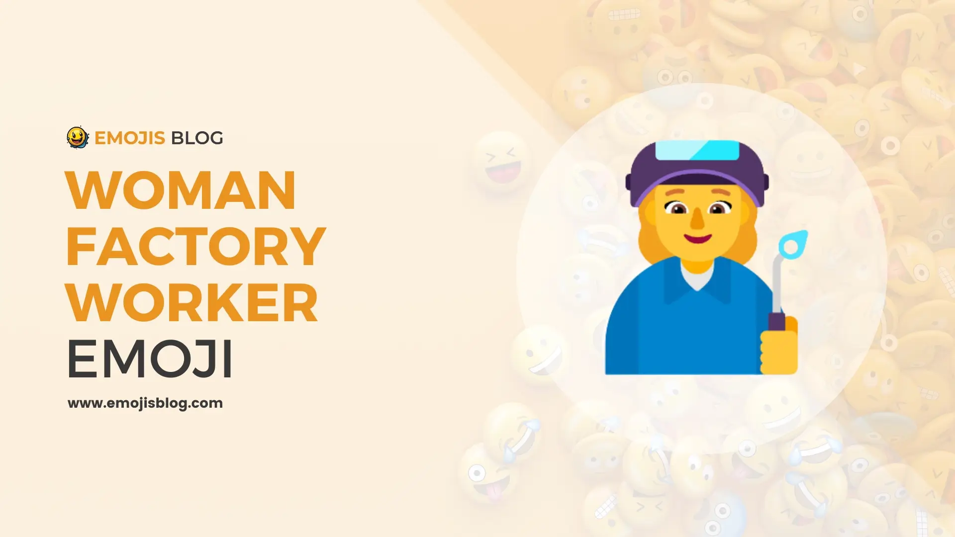 Woman Factory Worker Emoji 👩‍🏭