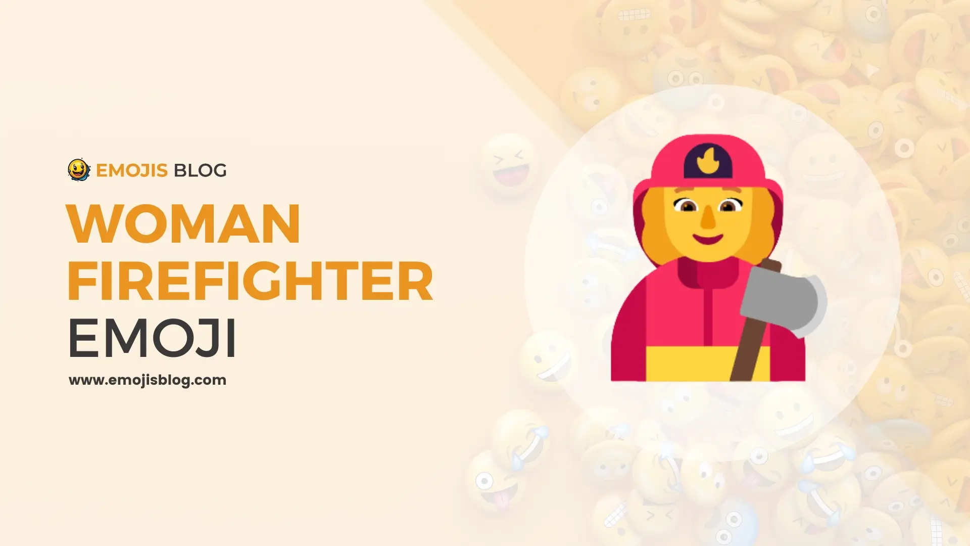 Woman Firefighter Emoji