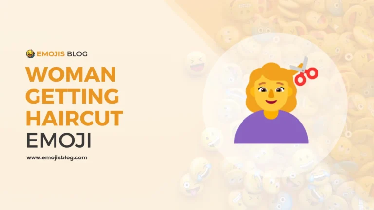 Woman Getting Haircut Emoji