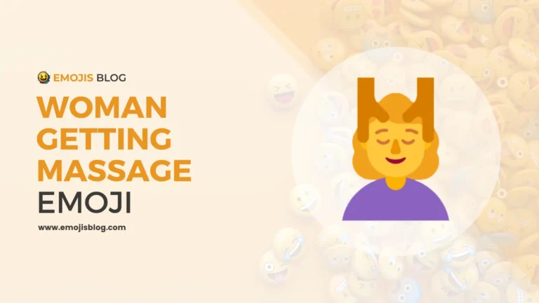 Woman Getting Massage Emoji