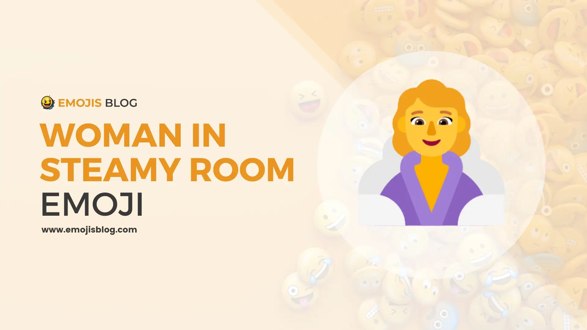 Woman In Steamy Room Emoji