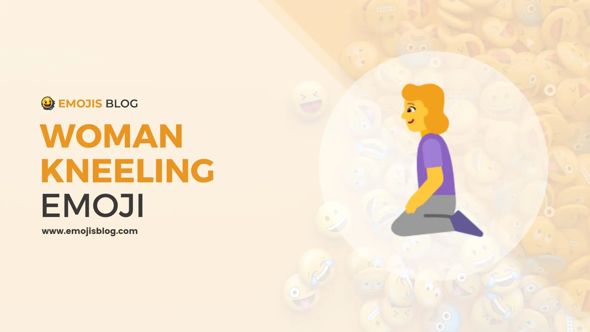 Woman Kneeling Emoji
