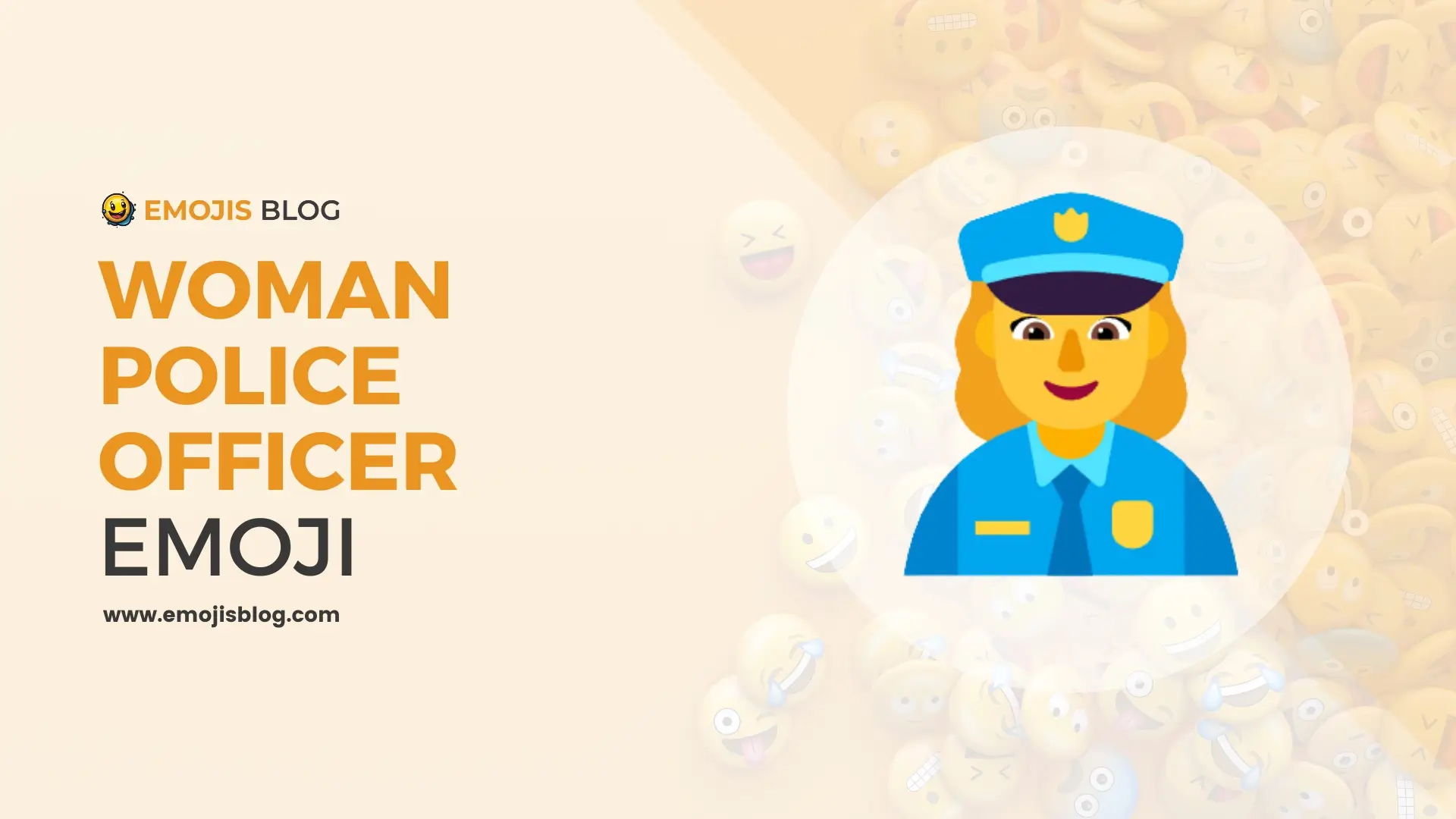 Woman Police Officer Emoji