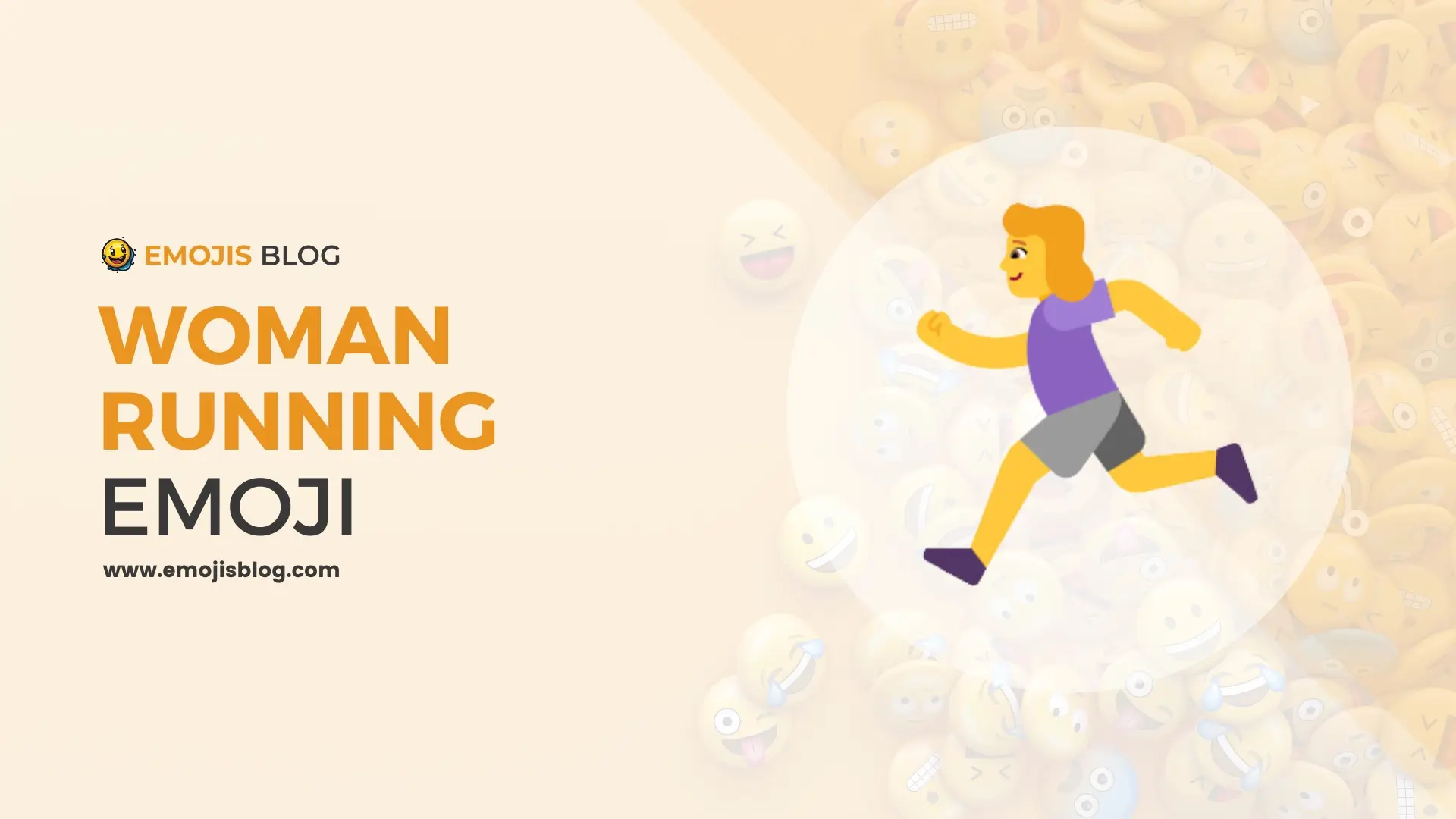 Woman Running Emoji