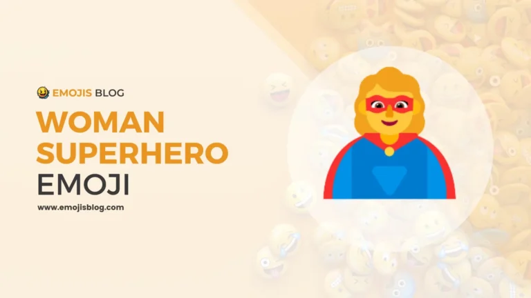 Woman Superhero Emoji
