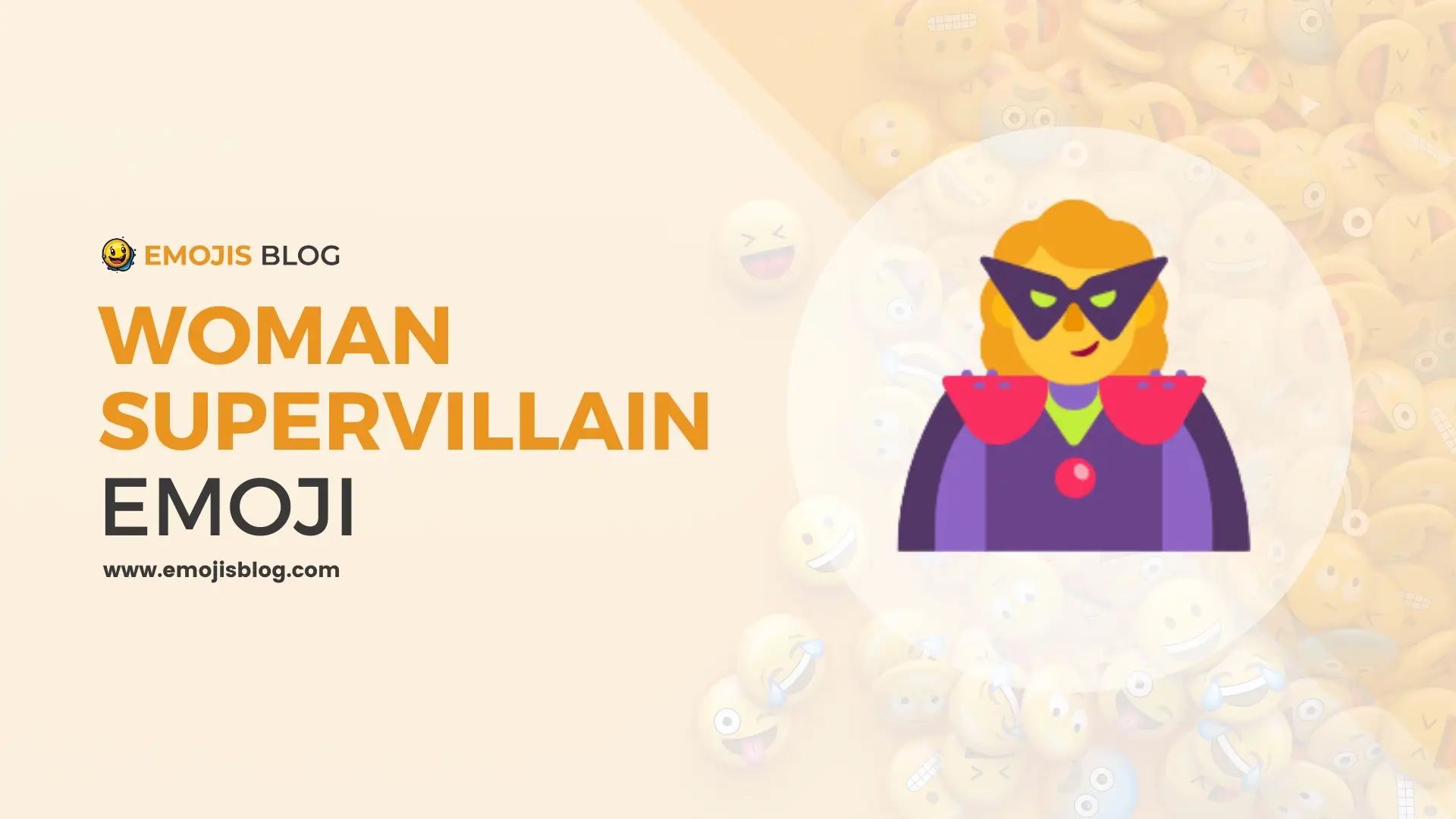 Woman Supervillain Emoji