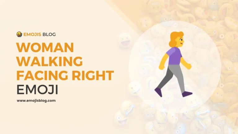 Woman Walking Facing Right Emoji