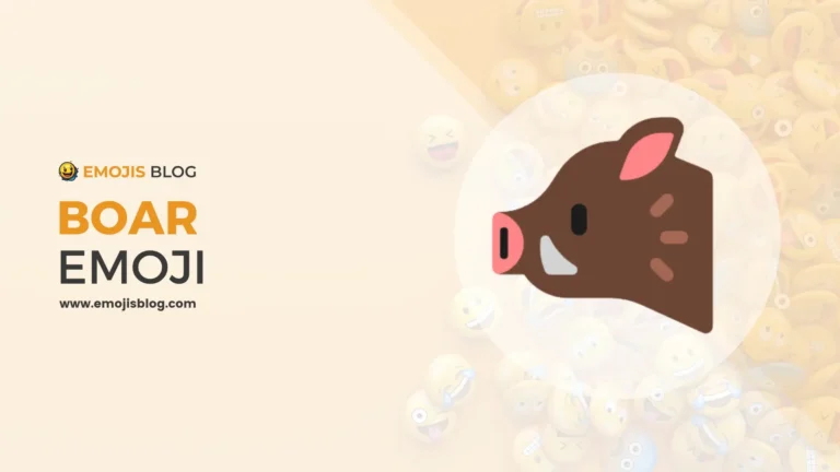 Boar Emoji