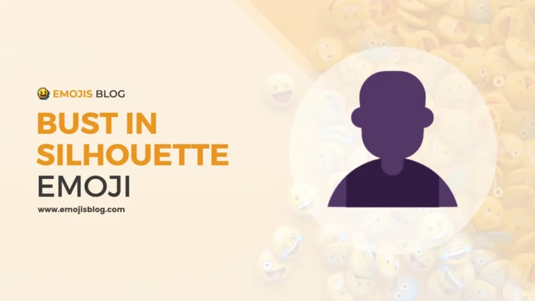 Bust In Silhouette Emoji