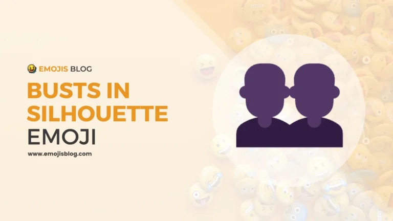 Busts In Silhouette Emoji