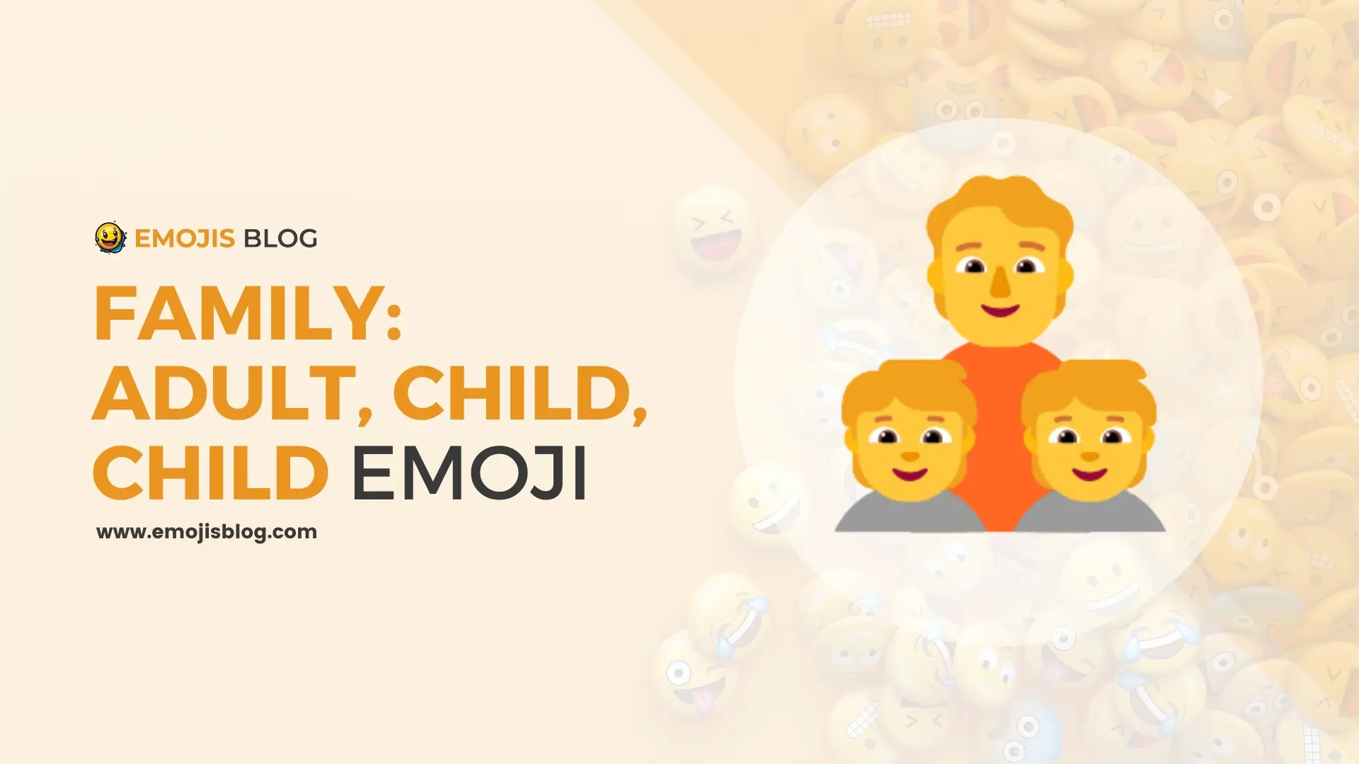 Family Adult, Child, Child Emoji