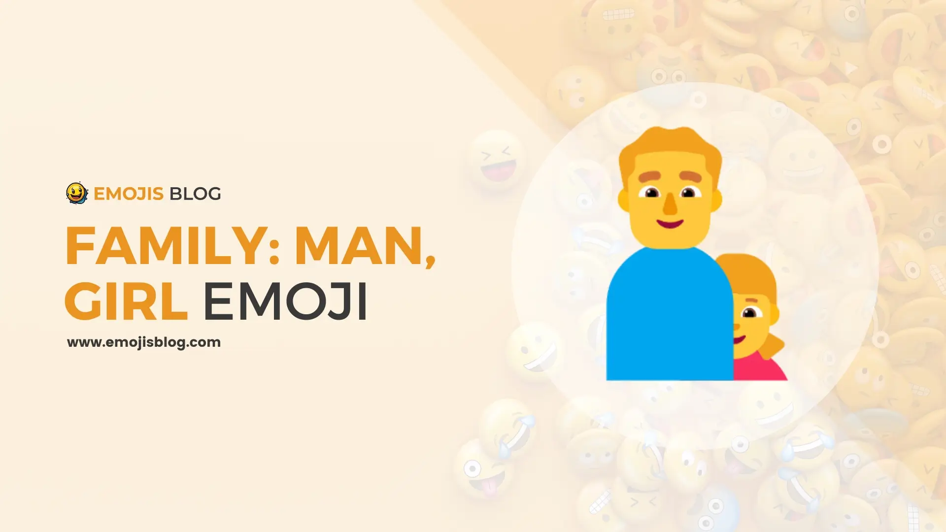 Family: Man, Girl Emoji