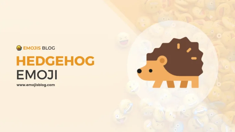 Hedgehog Emoji